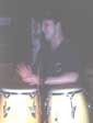 Scott on
                congas at the jam